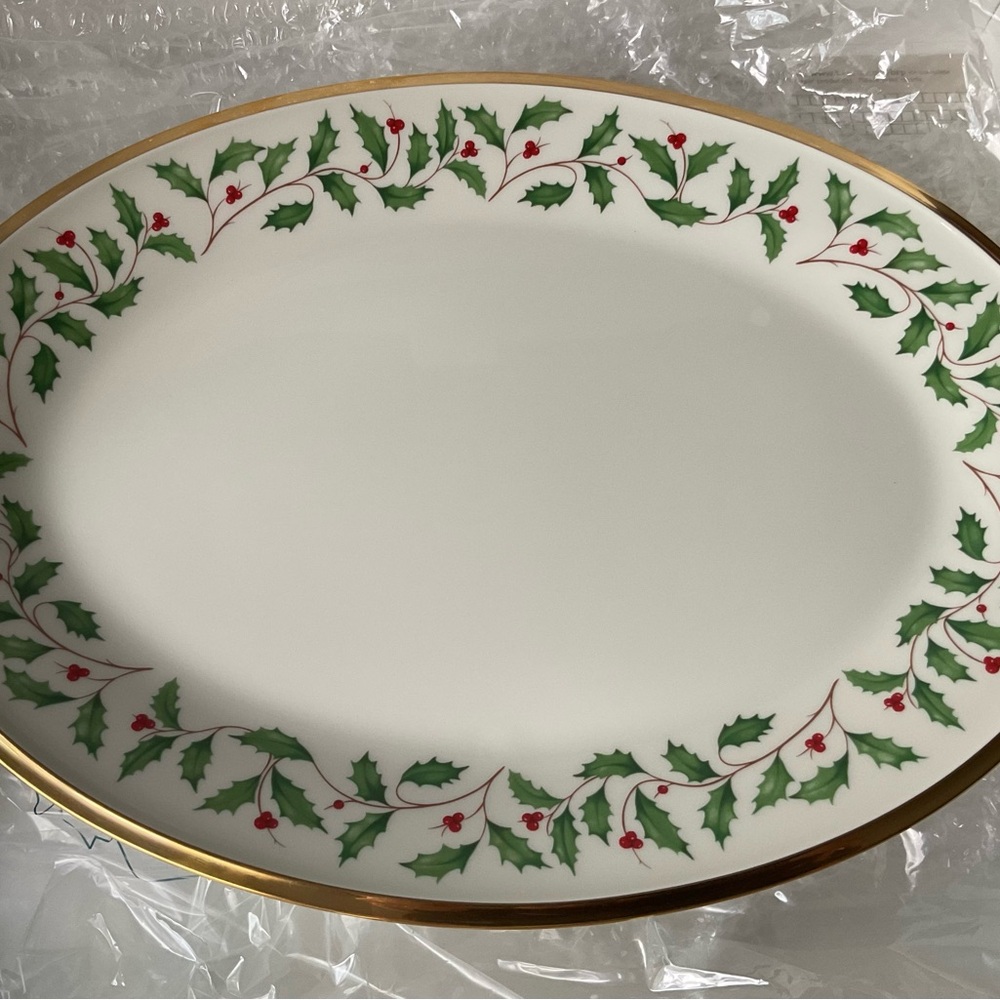 Lenox Dimension Holiday Platter 13”